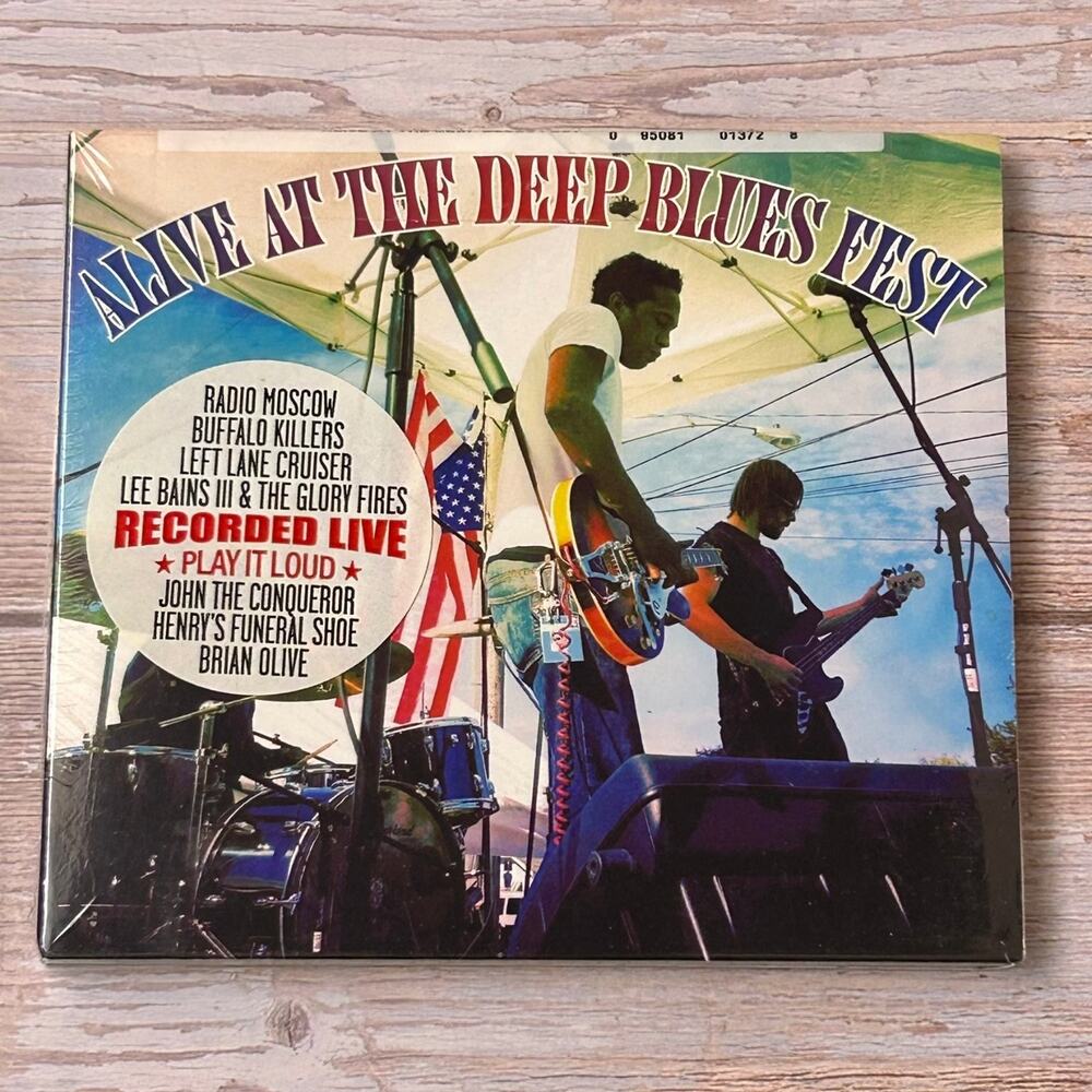 Various Artists – Alive At The Deep Blues Fest CD 2012 Live Blues Rock Alive